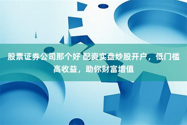 股票证券公司那个好 配资实盘炒股开户，低门槛高收益，助你财富增值