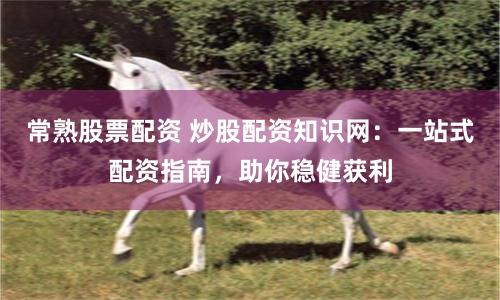 常熟股票配资 炒股配资知识网：一站式配资指南，助你稳健获利