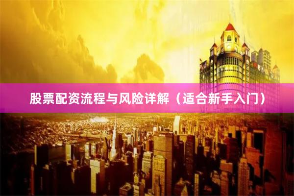 股票配资流程与风险详解（适合新手入门）