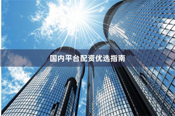 国内平台配资优选指南